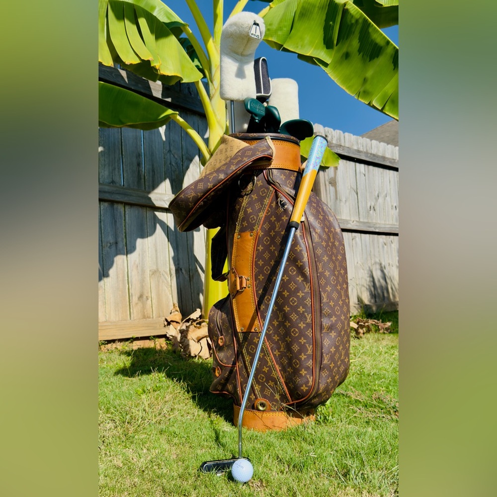 Louis Vuitton Brown Monogram Golf Bag